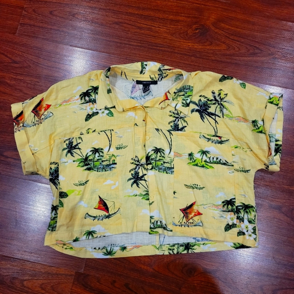 Tropical Yellow Shirt